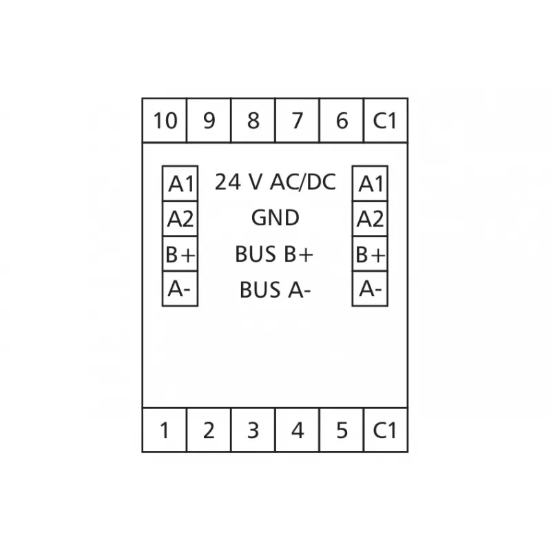 METZ Connect Modbus Digitálny vstupný modul 10DI 24VAC/VDC (1108311319)