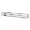 METZ CONNECT 130924-00-E MPP48 48-portový patch panel, nehrdzavejúca oceľ, 1,5U, neosadený