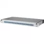 METZ CONNECT 1502697424-E Cat.6A tienený 24-portový 1U patch panel, bez nástrojov IDC, svetlosivá