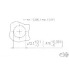 METZ MMT471A315-0004 PCB zásuvka, 8-pólová, rozteč 2,54 mm, THT, rovná