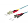 METZ OpDAT 151J1JOAOA0E Optický prepojovací kábel LC-Duplex na ST OM3 Multimode, 10 m
