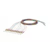 METZ CONNECT 150N1JO0020E OM4 multimode optický patch kábel, 12x LC Duplex, 2 m, jadro 50 µm, viacfarebný