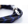 Cordial 14770 mono jack audio kábel 6,3 mm TS na 6,3 mm TS 5 m čierno-modrý textil