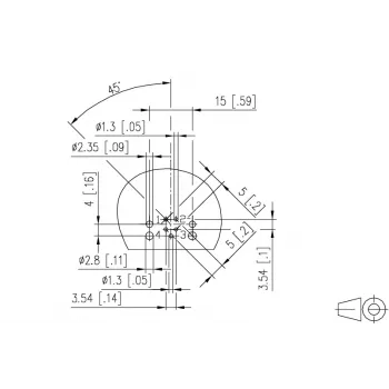 METZ MMT471A115 PCB konektor samica, 4-pólový, 3,5 mm rozstup, zelený