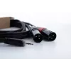 Cordial EY 1.5 WMM XLR Y adaptér kábel - 3,5 mm TRS na 2x XLR konektor samec, 1,5 m 14871