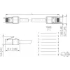 METZ CONNECT 13084V1500-E Cat6 S/FTP sieťový kábel, RJ45, 1,5 m, čierny