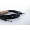 Cordial 14816 stereo jack audio kábel 6,3 mm TRS na 6,3 mm TRS, 1,5 m, čierny, twisted pair, PVC