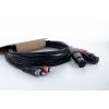 Cordial EU 1.5 FC XLR na RCA audio kábel 1,5 m čierny 14852