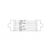 Cordial 15540 CAT 5e S/UTP patch kábel, RJ45, 15 m, čierny, PUR plášť