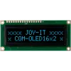 JOY-IT COM-OLED16X2 16x2 OLED displej modul, biely, I2C, SSD1306, Arduino & Raspberry Pi kompatibilný