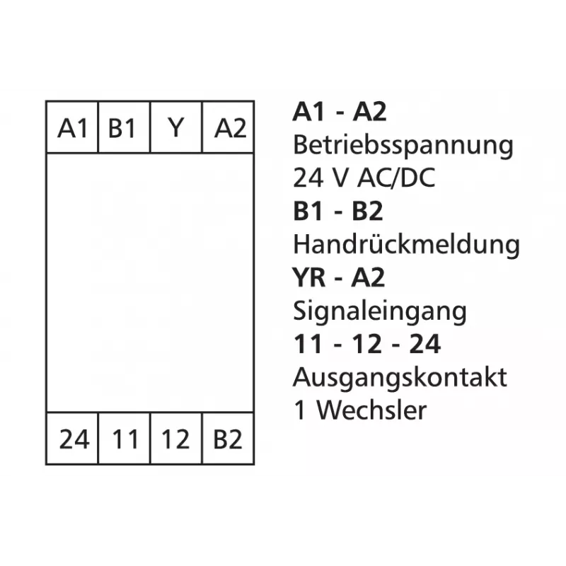 METZ Connect prahový spínač 24 V AC/DC, 1 prepínací kontakt 11066570