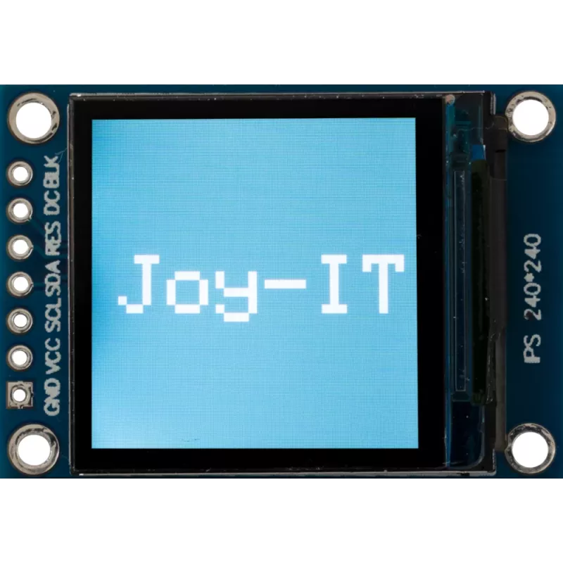 Joy-it 1,3 palca IPS TFT LCD displej modul 240x240 s SBC montážnym držiakom (SBC-LCD01)