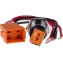 JOY-IT BUTTON22C-M-RD tlačidlo spínač 250V AC 15A SPST NO IP67 IK10 červené