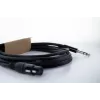 Cordial EM 6 FV XLR na 6,3 mm TRS jack audio kábel, 6 m, čierny 14823