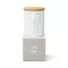 FIFTYEIGHT PRODUCTS Charmant porcelánová sklenená dóza na potraviny 1700 ml biela