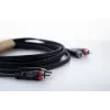 Cordial 14835 RCA audio kábel 1 m čierny Twin PVC