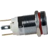 JOY-IT Button12E-01 vandalizmu odolný aretačný tlačidlový spínač, zelený, 12mm, IK10, IP67