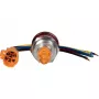 JOY-IT Button22NA-01 núdzový vypínač, mechanické zaistenie, červený/zelený, Ø22 mm, IP67, IK10