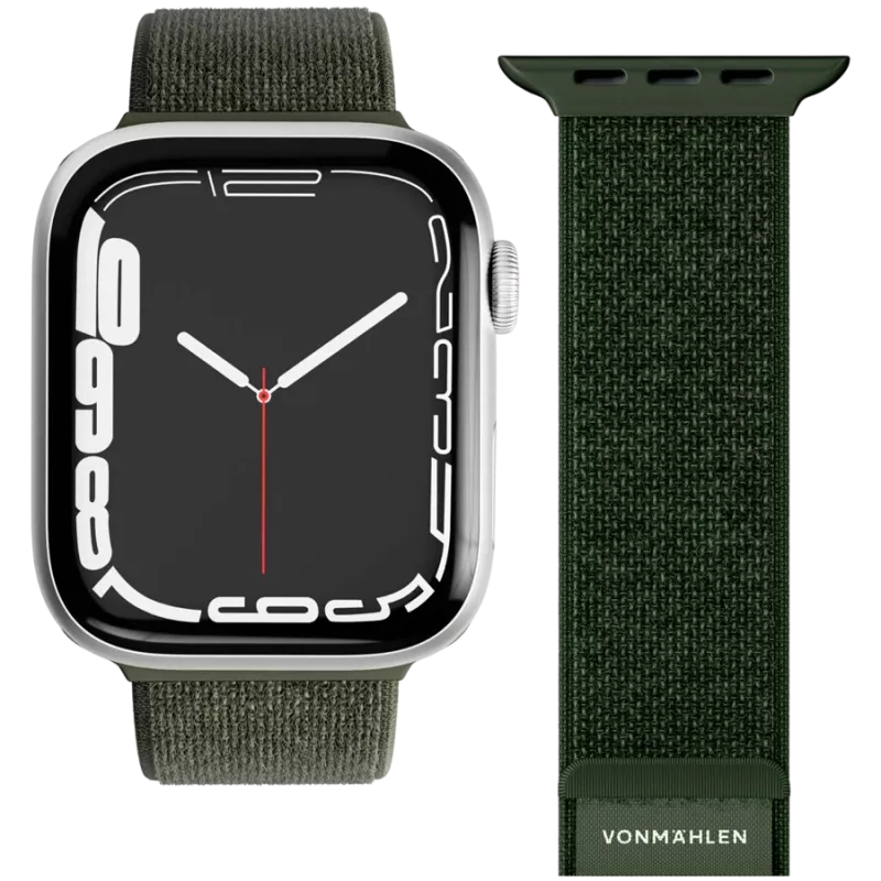 VONMÄHLEN Fitness Loop 2 náramok pre Apple Watch 44mm, 45mm, 49mm – olivový