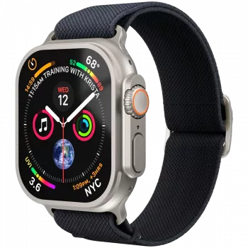 VONMÄHLEN Classic Nylon Loop náramok pre Apple Watch 44/45/46/49mm, námornícka modrý, univerzálna veľkosť