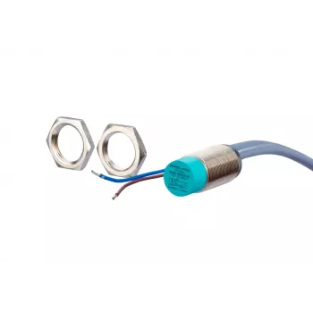 METZ CONNECT indukčný približovací senzor 2-vodič DC M12 zapustený NO 2mm IP67 kábel 2m 110149