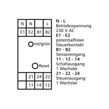 METZ CONNECT DRIW-E16 Výkonové relé, čierna/biela 1101500522