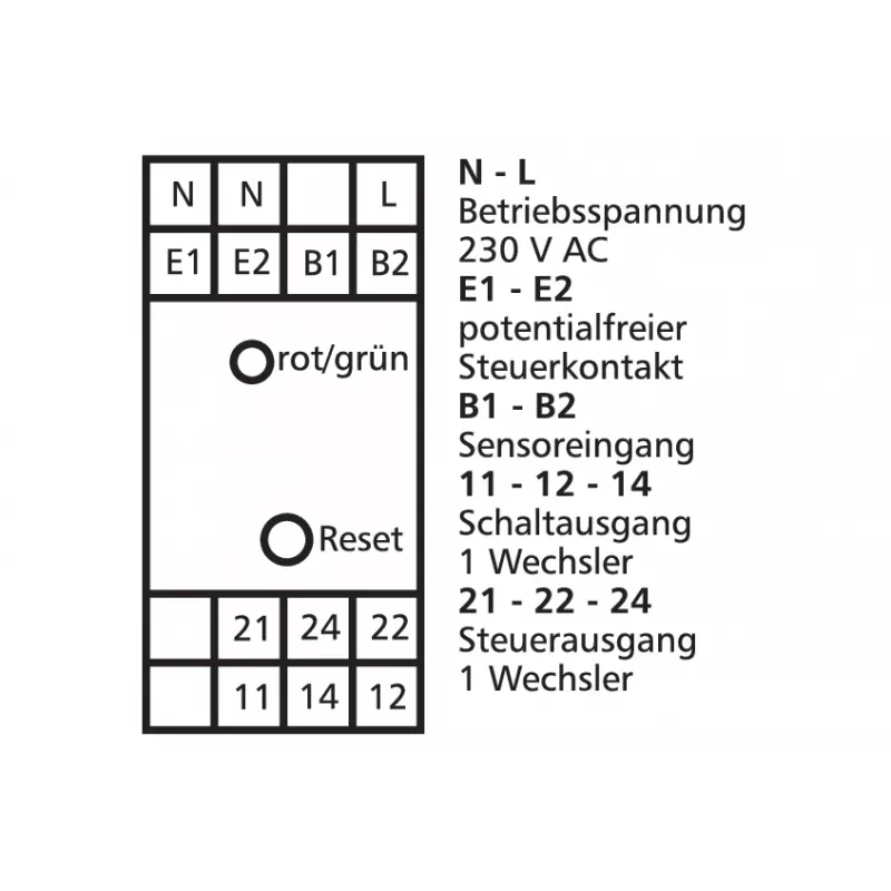 METZ CONNECT DRIW-E16 Výkonové relé, čierna/biela 1101500522