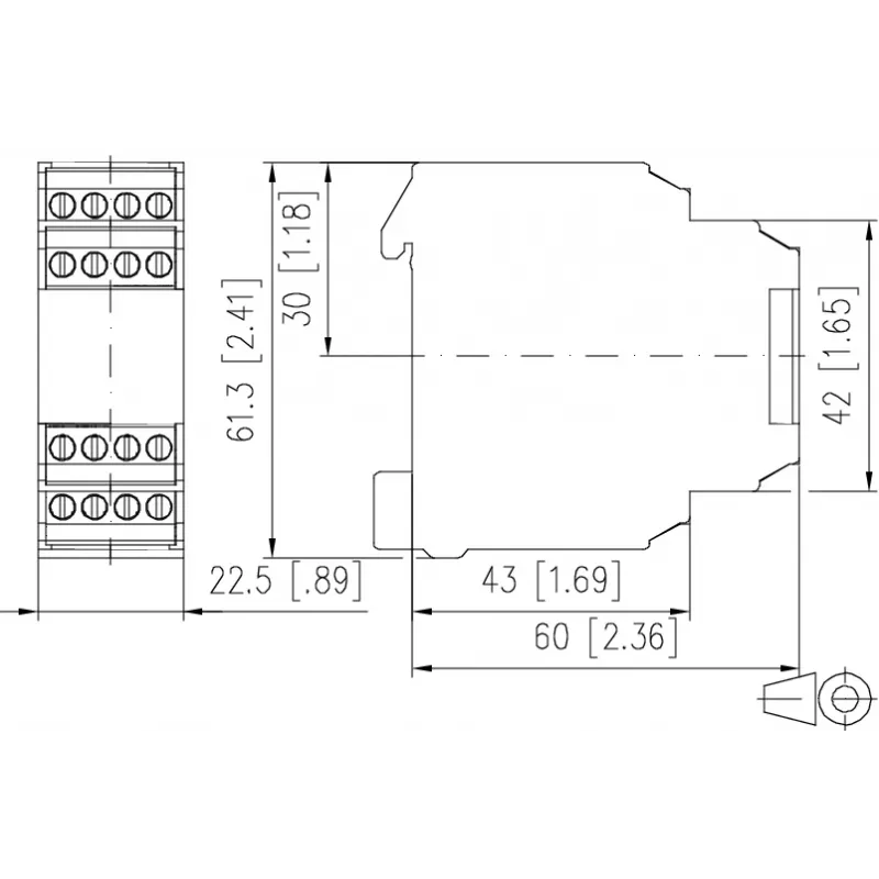 METZ CONNECT DRIW-E16 Výkonové relé, čierna/biela 1101500522