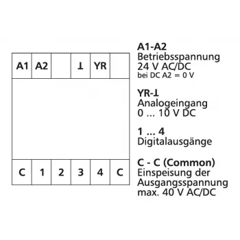 METZ CONNECT ADU-C12C12 analógovo-digitálny prevodník, 2-kanálový, RS485 Modbus RTU, DIN lišta 11043513