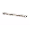 METZ CONNECT 130921-E EDATmod-MP24 24-portový modulárny patch panel E-DAT, nehrdzavejúca oceľ, 1U