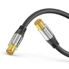 PURELINK Sonero anténny kábel 2m S-AC000-020 Premium, koaxiálny konektor samec na konektor samica, 75 Ohm, dvojito tienený, biely