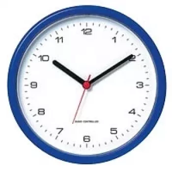 PEWETA rádiové nástenné hodiny dizajn modrá 300 mm DCF77 quartz 51.001.216