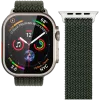 VONMÄHLEN Woven Loop pre Apple Watch 44/45/46/49 mm, olivový