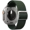 VONMÄHLEN Woven Loop pre Apple Watch 44/45/46/49 mm, olivový