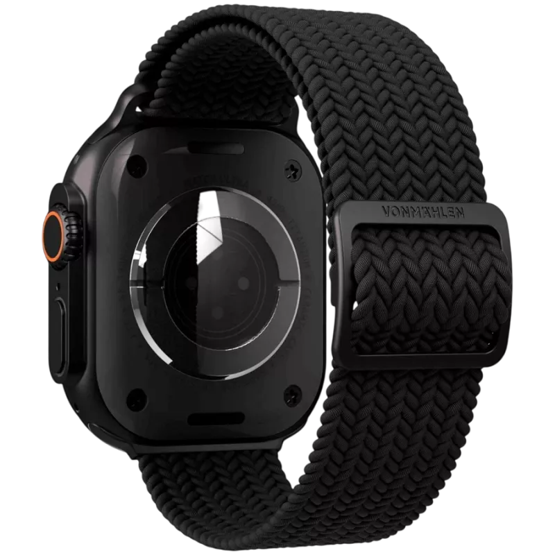 VONMÄHLEN Woven Loop 40, 41, 42mm univerzálna veľkosť, All Black
