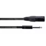 Cordial EM 5 MP XLR na 6,3 mm mono jack audio kábel 5 m čierny 14753