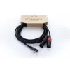 Cordial EY 1 WRMM XLR Y adaptérový kábel 3,5 mm TRS konektor na 2x XLR konektor 1 m čierny 14873