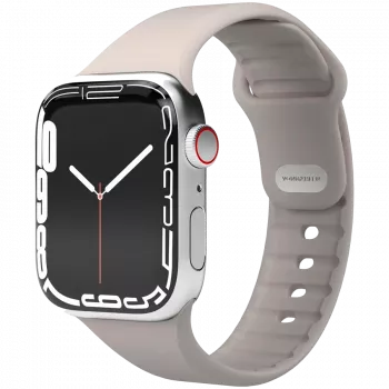 VONMÄHLEN Classic Band 2 pre Apple Watch 40/41/42mm, remienok z plnej hovädzej kože v krémovej