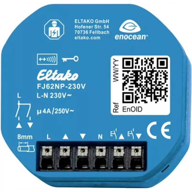 Eltako rádiový aktor pre žalúzie a rolety FJ62NP-230V 4A/250V 30200535