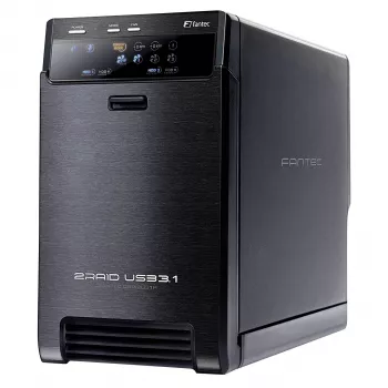 FANTEC QB-X2U31R 2-Bay USB 3.1 Gen 2 RAID puzdro 2133