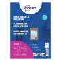 Avery 4839XL sada držiakov na menovky so šnúrkou na krk, A6, 105 x 148 mm, 50 sád, modré šnúrky