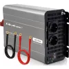 Qoltec modifikovaný sínusový menič 12V na 230V 3000W/6000W s USB, kompatibilný s LiFePO4 GEL AGM