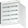 HAGER podomietkový rozvádzač FWU42S, 96 modulových jednotiek, 4 rady, IP30, biela