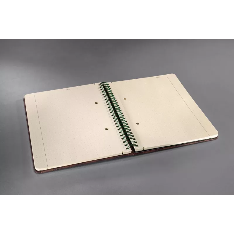 Sigel Conceptum CO675 špirálový zápisník A5 bodkovaný hardcover hnedý 160 listov