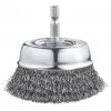 kwb kotúčová kefa - skrútený uzol - 0,3 mm - 6 mm - 7,5 cm - kov - kameň - kov (606330)
