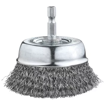 kwb kotúčová kefa - skrútený uzol - 0,3 mm - 6 mm - 7,5 cm - kov - kameň - kov (606330)