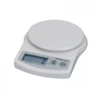MAULalpha digitálna listová váha 5 kg, strieborná, g/oz, ovládanie jedným tlačidlom, na batérie 1645002