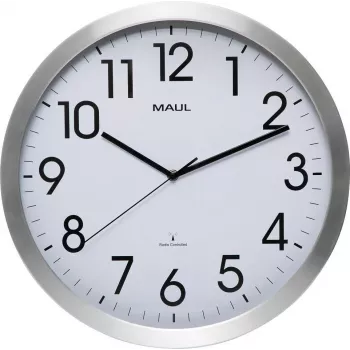 MAUL MAULmove rádiové nástenné hodiny 400 mm biele 9063108