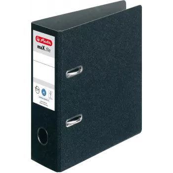 HERLITZ zakladač DIN A5 na výšku 75 mm chrbát čierna 5175807