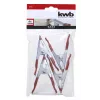 kwb lepiace svorky, oceľový plech, sada 4 dielov, 100 x 35 mm 927600